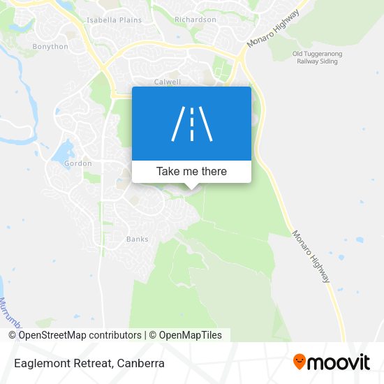 Eaglemont Retreat map