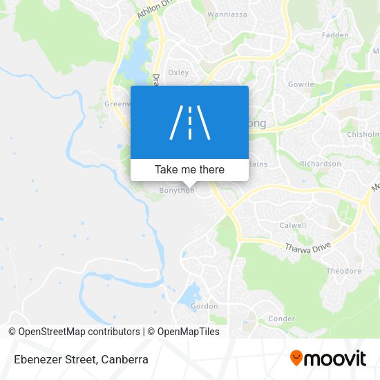 Ebenezer Street map