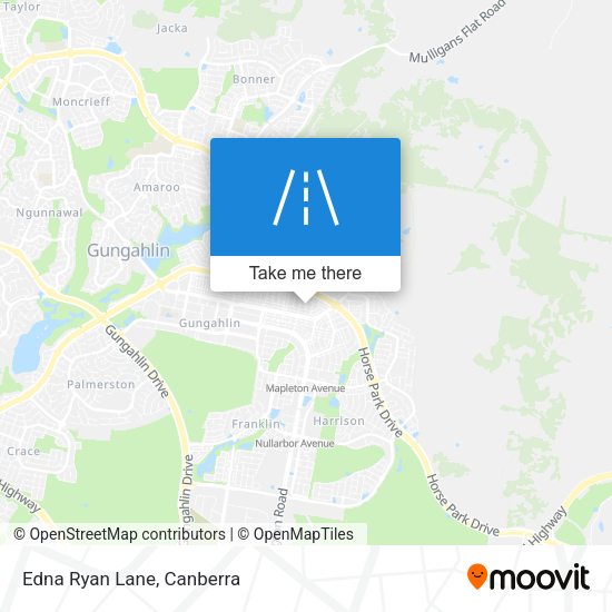 Edna Ryan Lane map