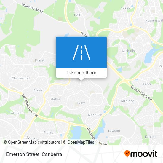 Emerton Street map