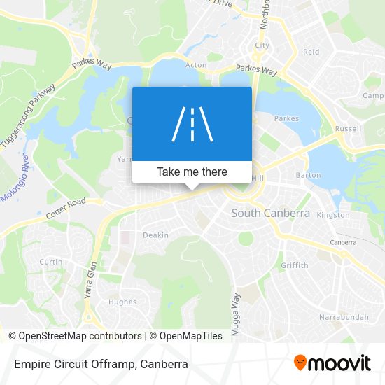 Empire Circuit Offramp map