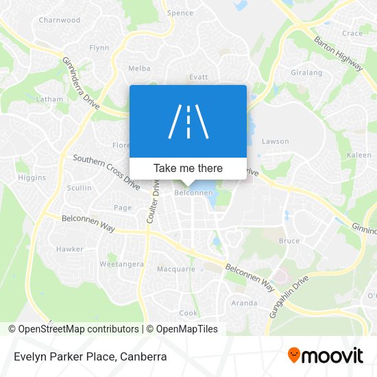 Evelyn Parker Place map