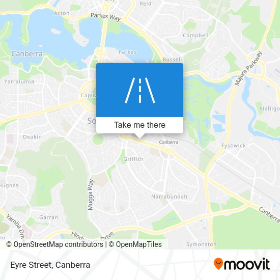 Eyre Street map