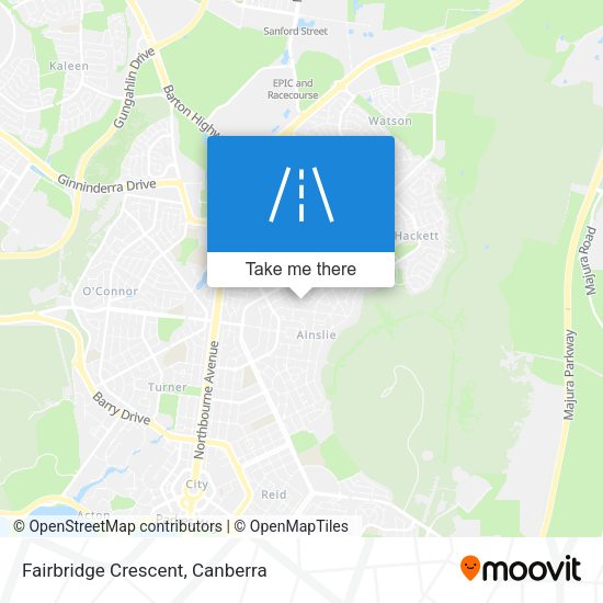 Fairbridge Crescent map