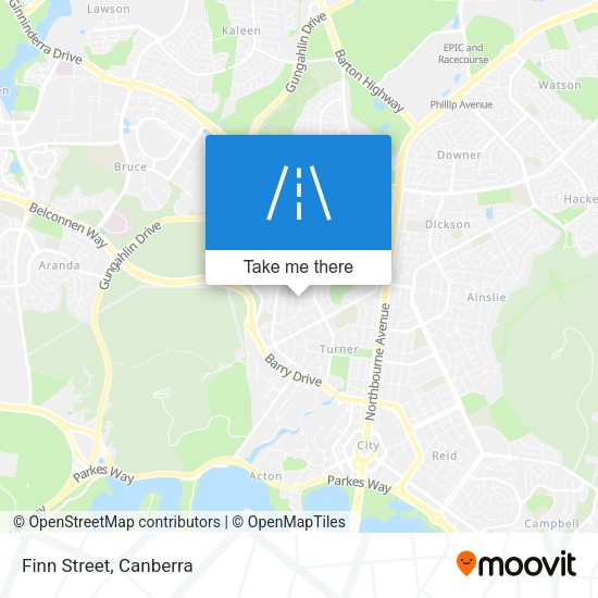 Finn Street map
