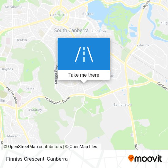 Finniss Crescent map