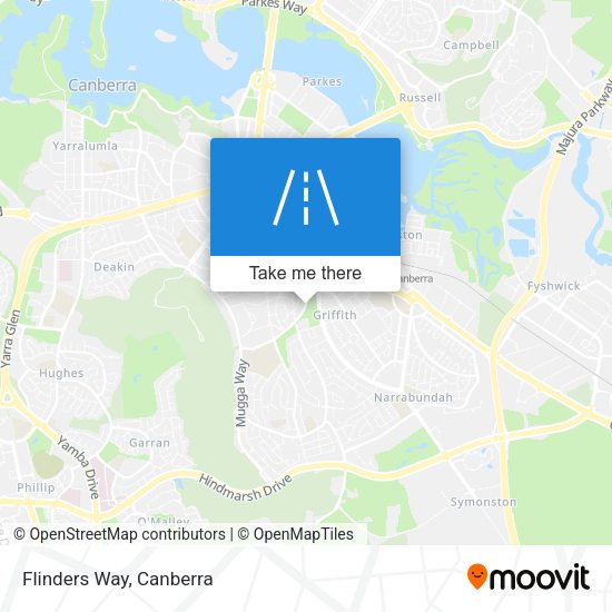 Flinders Way map