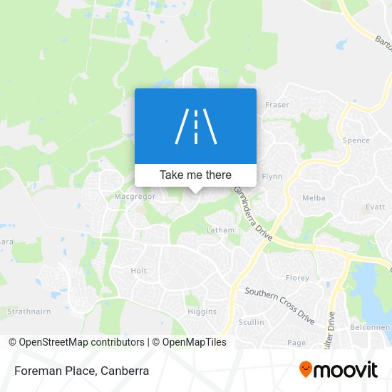 Foreman Place map