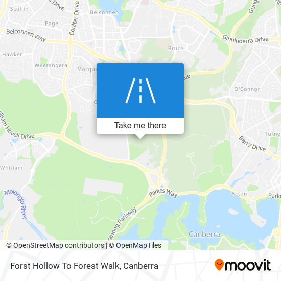 Forst Hollow To Forest Walk map