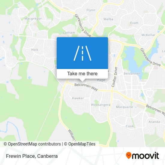 Frewin Place map