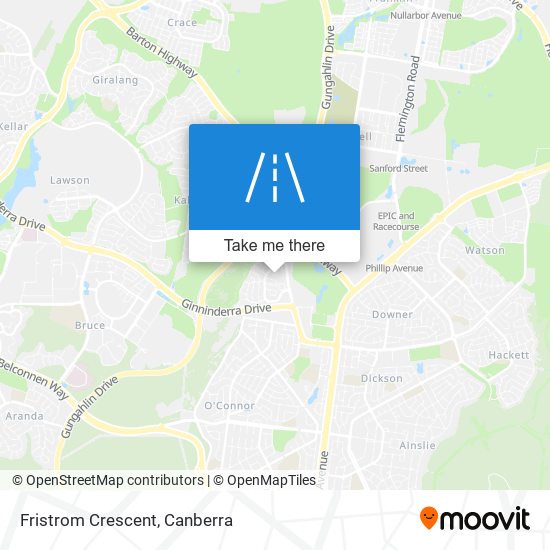 Fristrom Crescent map