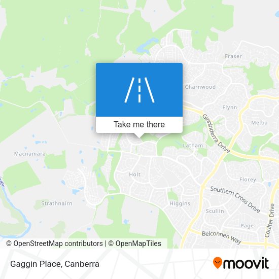 Gaggin Place map