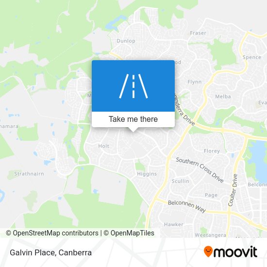 Galvin Place map