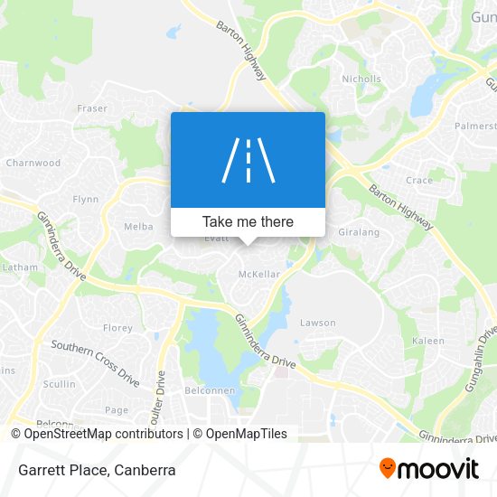 Garrett Place map