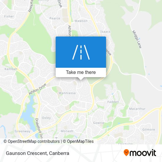 Gaunson Crescent map