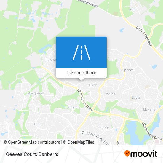 Geeves Court map