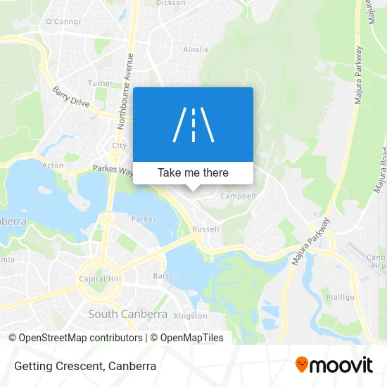 Mapa Getting Crescent