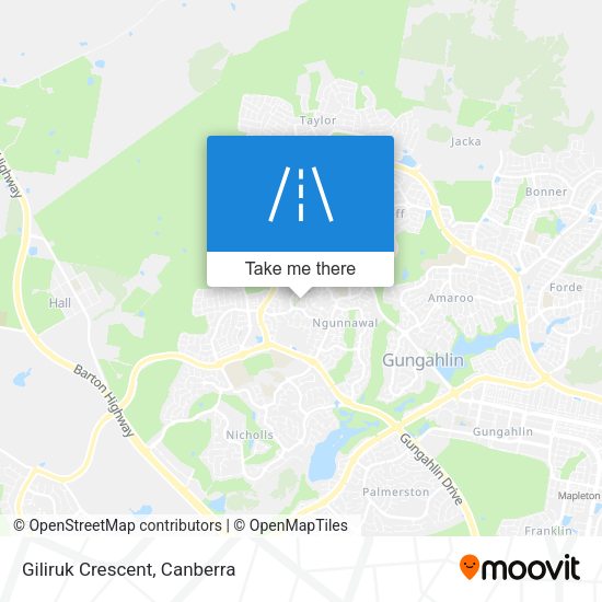 Giliruk Crescent map