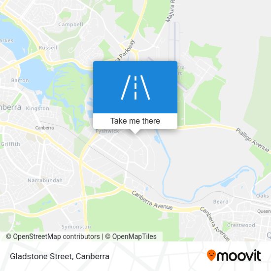 Gladstone Street map
