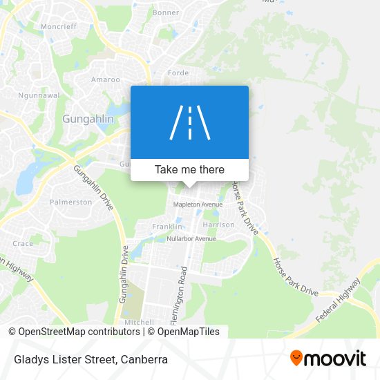 Gladys Lister Street map