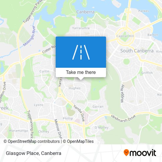Glasgow Place map