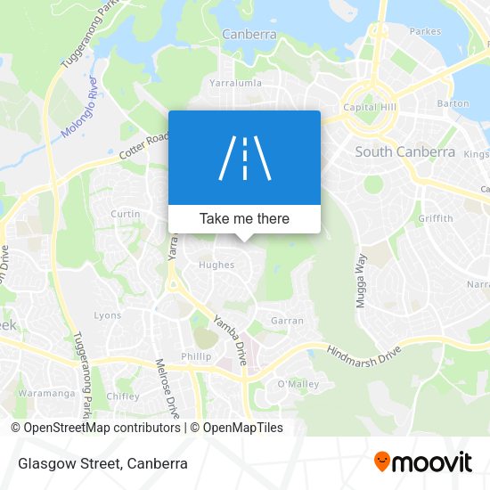 Glasgow Street map