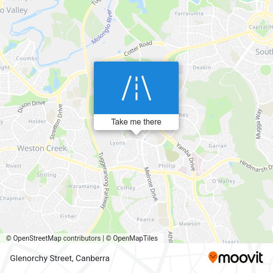 Glenorchy Street map