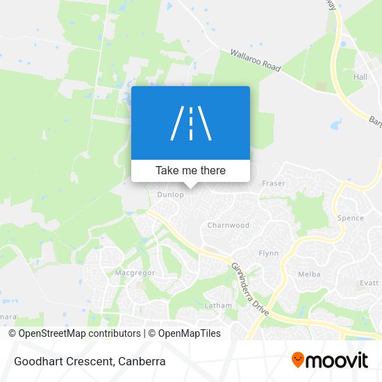 Goodhart Crescent map