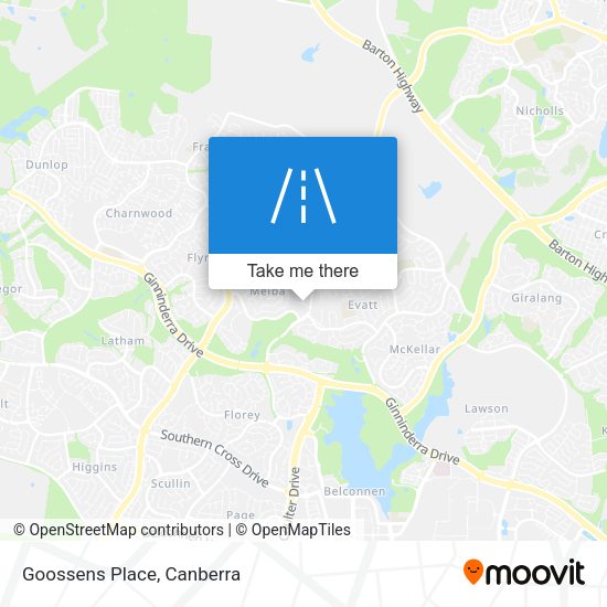 Goossens Place map