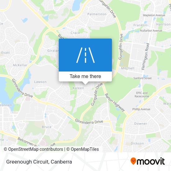 Greenough Circuit map