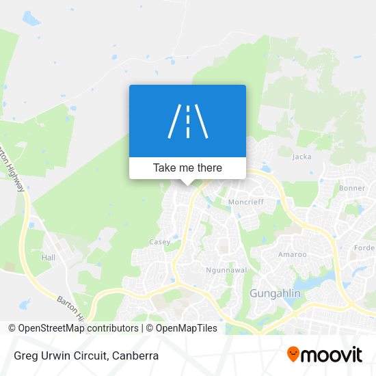 Greg Urwin Circuit map