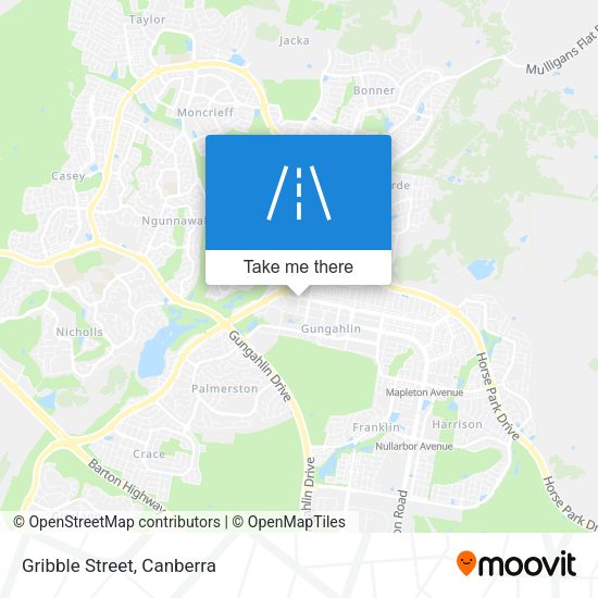 Gribble Street map