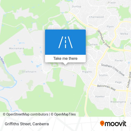 Griffiths Street map