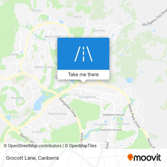 Grocott Lane map