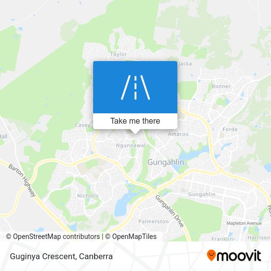 Guginya Crescent map