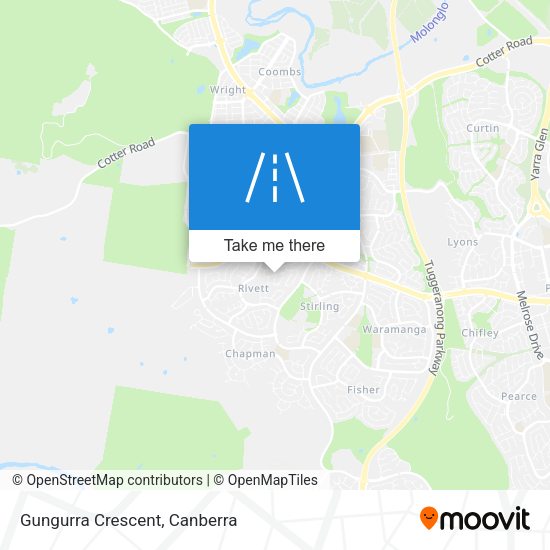 Gungurra Crescent map