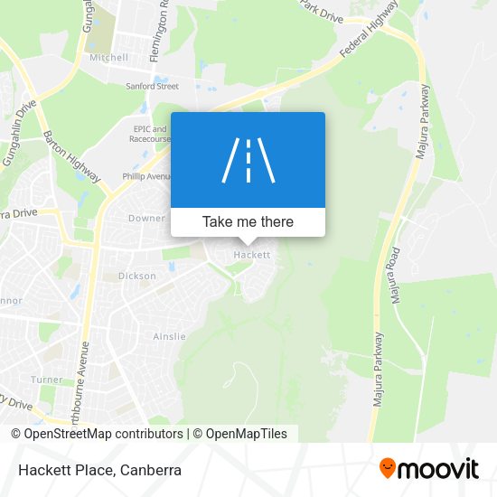 Hackett Place map