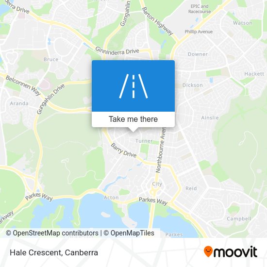 Hale Crescent map