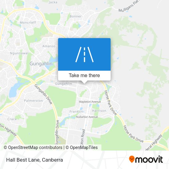 Hall Best Lane map
