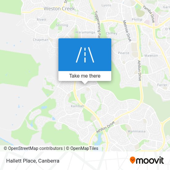 Hallett Place map