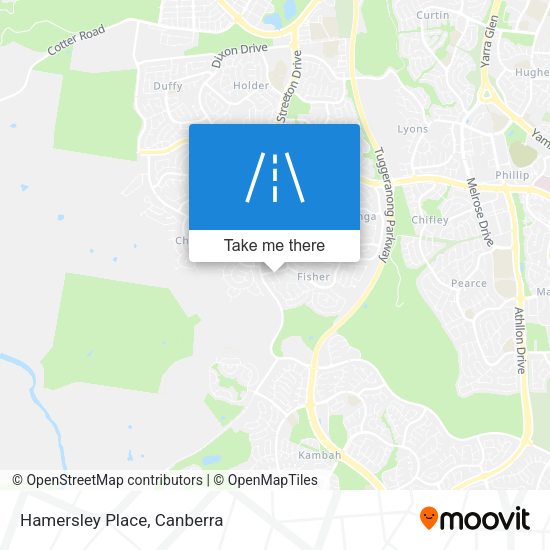 Hamersley Place map
