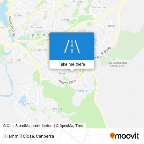 Hammill Close map