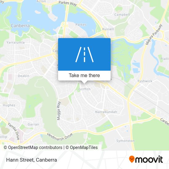 Hann Street map