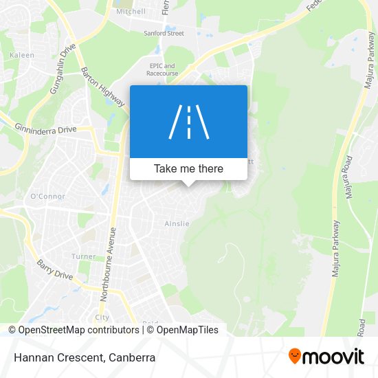 Hannan Crescent map