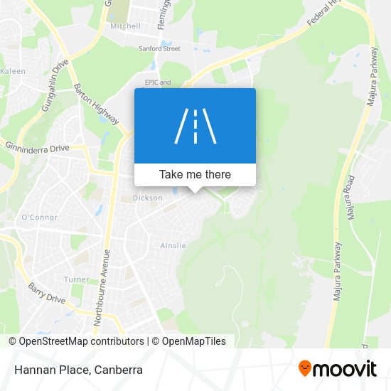 Hannan Place map