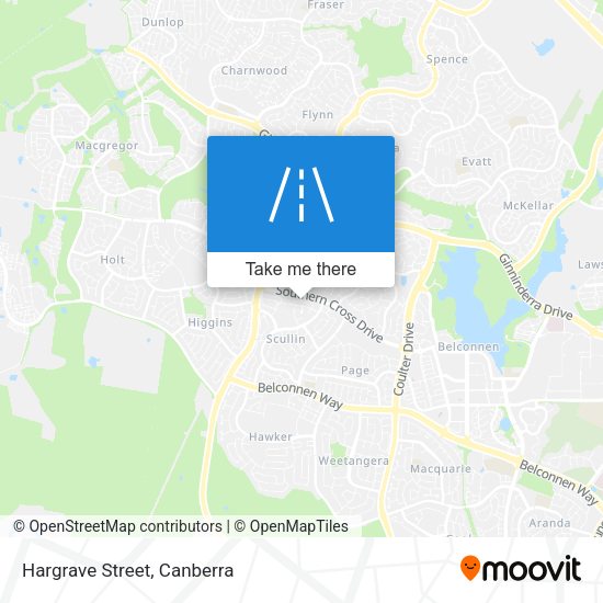 Hargrave Street map