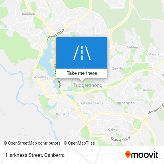 Harkness Street map