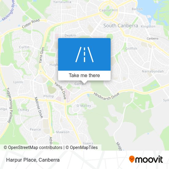 Harpur Place map