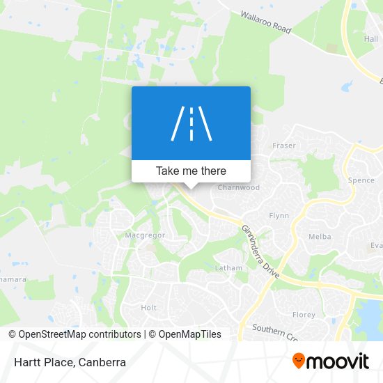 Hartt Place map
