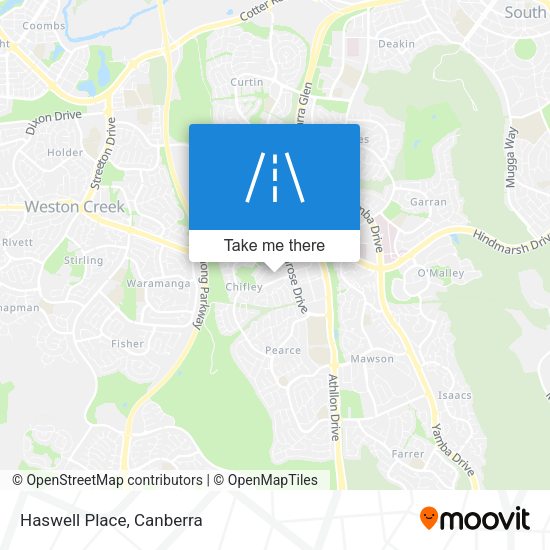 Haswell Place map